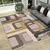 Nordic impressão marrom tapete para sala de estar quarto decoração casa piso - DOMU DECOR