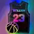 Imagem do Personalizado camisa de basquete espelho luz rgb luz parede lâmpada controle re