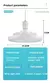 Ventilador de teto inteligente 3 em 1 com iluminação com controle remoto Base - DOMU DECOR