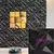 Painel de parede texturizado 3D KUUJOJOJO para decoração de parede interna, ad - DOMU DECOR