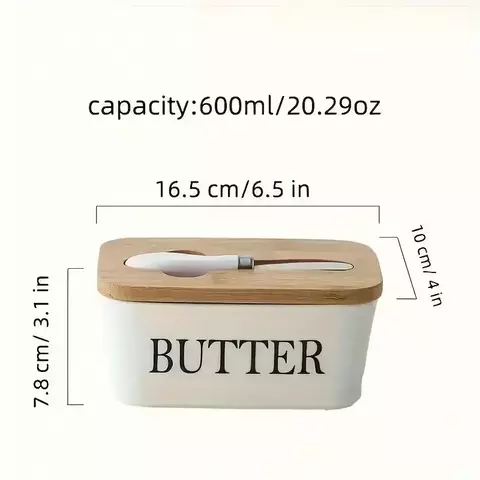 Caixas de manteiga de cerâmica pratos latas bandejas de queijo recipientes vert