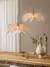 Winfordo-Japonês Wabi Sabi Flor Lustre, Teto Moderno Luzes Pingente, Pendurado na internet
