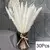 Bouquet De Flores Secas De Pampas Fofos, Decoração De Casa, Coelho Natural Cau