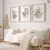 3 pçs/set aquarela planta arte da parede boêmio flor decoração da lona impre - loja online
