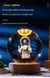 Luz noturna única bola de cristal 3D de Jesus com base de LED de madeira, bola