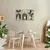 3 peças de madeira boêmio mural estético vaso padrão sala estar decoração - DOMU DECOR