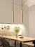 Slim led luminária caverna pedra suspensão luz de teto suspensa para quarto ca - comprar online