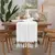 Corredor De Mesa De Linho De Algodão, Tassel Oco Tecido, Toalha De Mesa, Cobert - comprar online