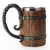 Imagem do Viking Madeira Caneca De Cerveja Estilo, Simulação Barril De Madeira, Parede D