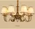 Imagem do Luxo clássico led lustre luz sala de jantar quarto pendurado luz decoração ca
