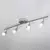 Gu10 sala de estar luz teto cromo/preto holofote cozinha ilha barra lâmpada do - comprar online