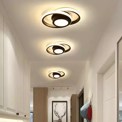 Modern Nordic LED Lâmpada Do Teto, Regulável Quarto Lustre, Luzes para Sala de