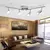 Gu10 sala de estar luz teto cromo/preto holofote cozinha ilha barra lâmpada do - loja online