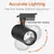 Luz de pista led 220v ponto de teto led 12/20/30/40w lâmpada do teto para sala