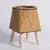Moda rattan tecido vaso de flores plantadores de flores criativos com pernas rem - comprar online