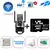 Câmera panorâmica wi-fi, 8mp, câmeras de vigilância ip, hd, colorida, noturn