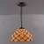 Imagem do Retro estilo tiffany lustre de vidro colorido mediterrâneo luz pingente para ba
