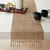 Borla tablerunner de juta natural para decoração de mesa de casa de natal band
