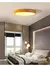 Luz de teto LED ultra fina com controle remoto, lâmpada de madeira, luminária, na internet