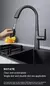 Torneira de cozinha, torneira oculta telescópica universal extraível fria e qu - DOMU DECOR