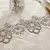 Toalha de mesa bordada de renda batilo, branca, floral, retangular, à prova d&# - comprar online