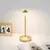 Candeeiro de mesa recarregável criativo jantar toque led hotel bar café pina p - loja online