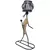 Castiçal de personagem abstrato de metal nórdico, castiçal, escultura, estatu - comprar online