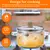Panela de vidro transparente com tampa, 1,6l, resistente ao calor, panela de sop - comprar online