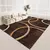 Nordic impressão marrom tapete para sala de estar quarto decoração casa piso