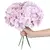 Hortênsia flores artificiais com tronco, flor de seda falsa, peças centrais de - comprar online