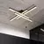 Plafon LED Modern Minimalista Long Line, Iluminação Interior, Lâmpadas para Q - DOMU DECOR