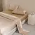 Lençóis de cetim, conjunto de lençóis queen size, 4 peças de conjunto de ca