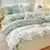 Imagem do Conjunto de cama de algodão para casal, lençol confortável, estilo fresco, ca