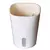 Vintage gasto chique creme flor vaso, jarro jarro, pote de café de metal forma - DOMU DECOR