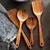 Utensílios de cozinha de madeira conjunto de cozinha convencional colher conjun na internet