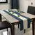 Estilo chinês cor sólida listras linho corredor de mesa lençóis modernos e m - DOMU DECOR