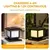 Luz solar ao ar livre led coluna cronometrada luz escurecimento luzes solares co - comprar online