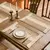 4 peças de jogos americanos boho, fazenda placemat com borlas para decoração na internet