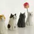 Vaso de flores de cerâmica para decoração de mesa em formato de gato. na internet