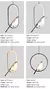 Magpie pássaro led cabo pingente lâmpadas AC85-265V interior led luzes do cand - DOMU DECOR