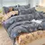 4 peças, conjunto de cama 100% algodão, conjunto de edredom de lençol de quat - DOMU DECOR