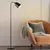 Lâmpada de assoalho moderna suspensão pescoço de ganso led luzes chão do sof - DOMU DECOR