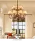 Imagem do Luxo clássico led lustre luz sala de jantar quarto pendurado luz decoração ca
