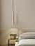 Slim led luminária caverna pedra suspensão luz de teto suspensa para quarto ca