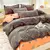 4 peças, conjunto de cama 100% algodão, conjunto de edredom de lençol de quat