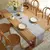 Imagem do Corredor De Mesa De Linho De Algodão, Tassel Oco Tecido, Toalha De Mesa, Cobert