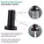 Torneira de cozinha Matte Black Pull Down, Bocal de modos duplos Misturador de água quente e fria Crane Tap, Brass Spring, Torneiras de pia de cozinha - comprar online