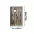 Chaveiro com ganchos em madeira e metal - 20x30 cm - comprar online