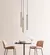 Slim led luminária caverna pedra suspensão luz de teto suspensa para quarto ca - DOMU DECOR