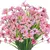 Flores artificiais resistentes a UV, arbustos de plástico falso, plantas, jardi